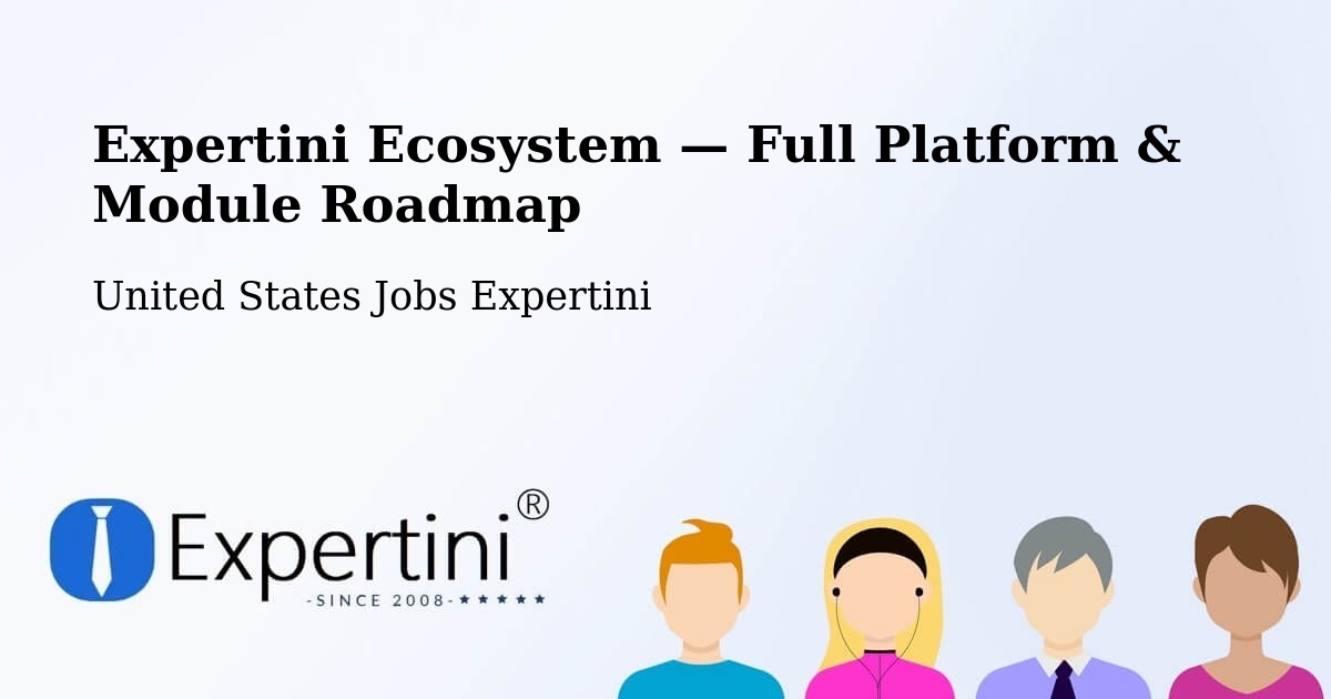 Expertini Ecosystem — Full Platform & Module Roadmap – Cotulla