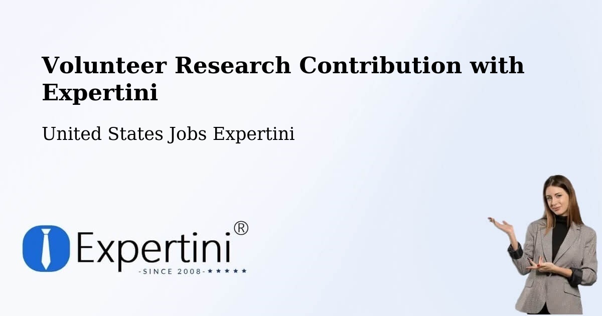 Volunteer Research Contribution Program – Cotulla - United States Jobs Expertini